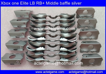 Xbox one Elite LB RB+ Middle baffle silver 10pc