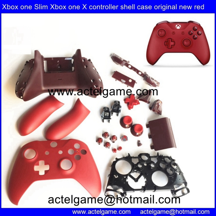 Xbox one Slim Xbox one X controller shell case original new red